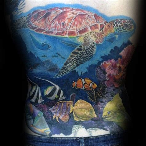 coral tattoo|coral reef tattoo designs for men.